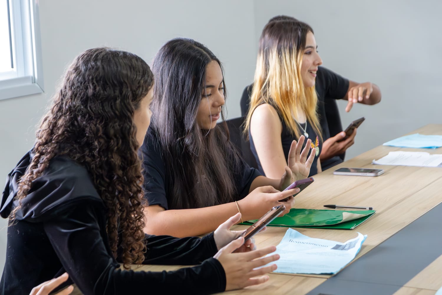 foto dos alunos na Sedec